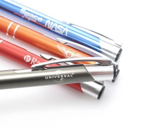 100 pcs Personalized Metal Ballpoint Pens – Custom Logo & Text Engraving included (Kopia)